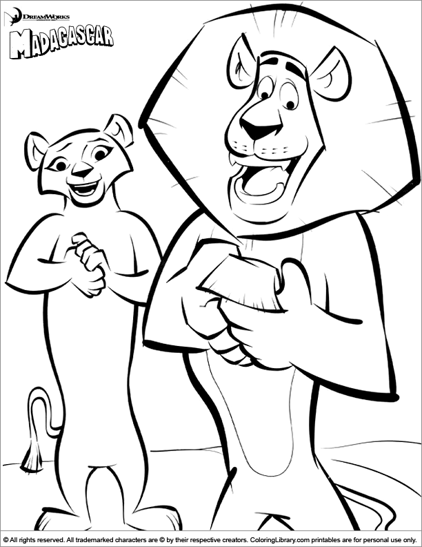  coloring book sheet