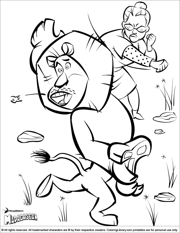  coloring book page