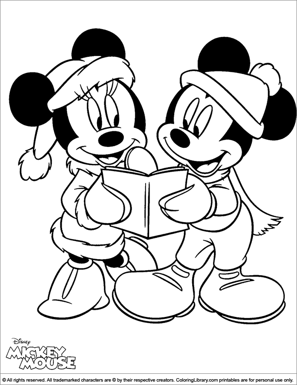  coloring book page for kids