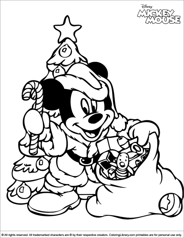   Free Coloring Pages Disney Mickey Mouse  Free