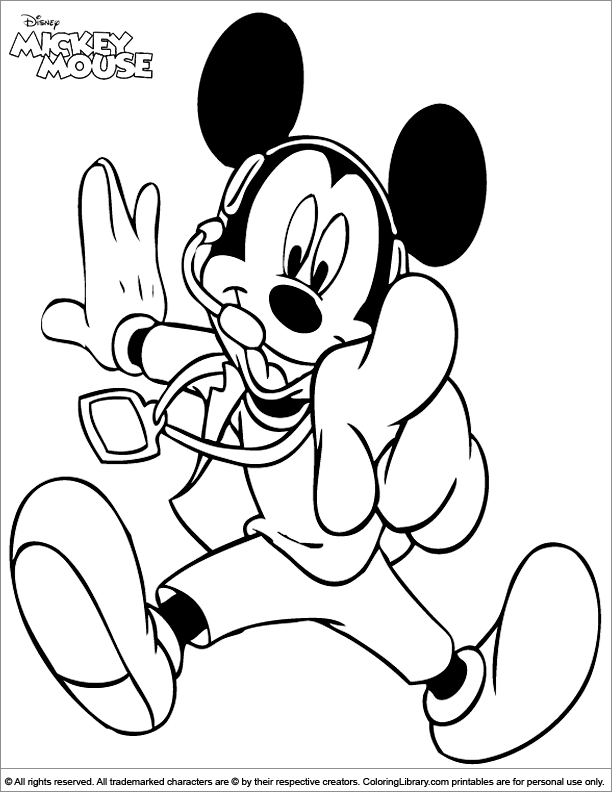  coloring book page