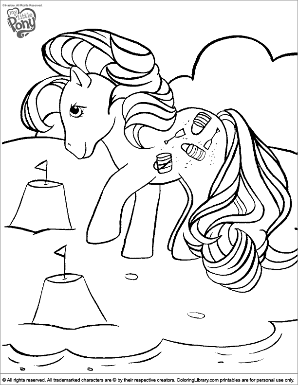  coloring book page for kids