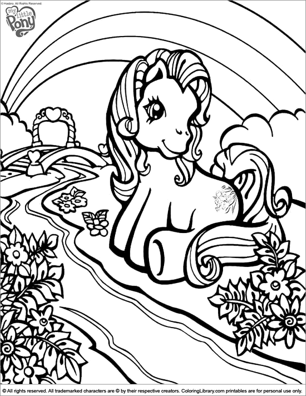  coloring page for children