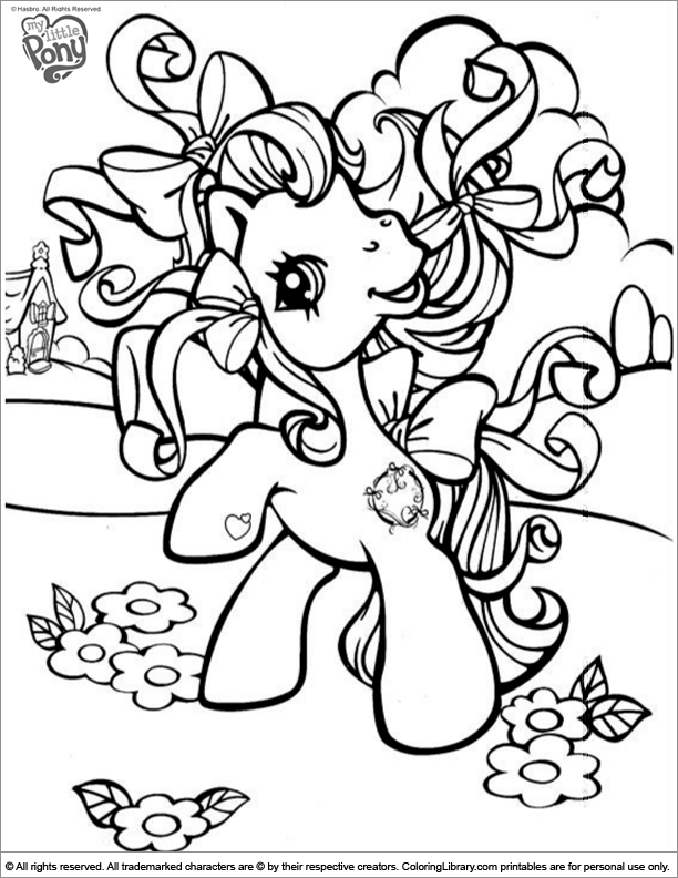 My Little Pony coloring picture - Coloring Library
