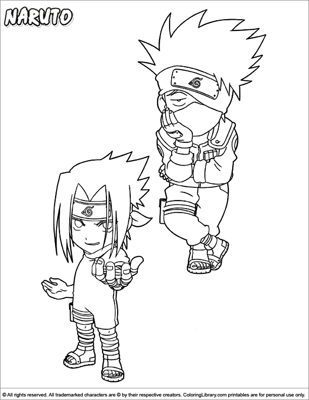 Naruto coloring picture - Coloring Library