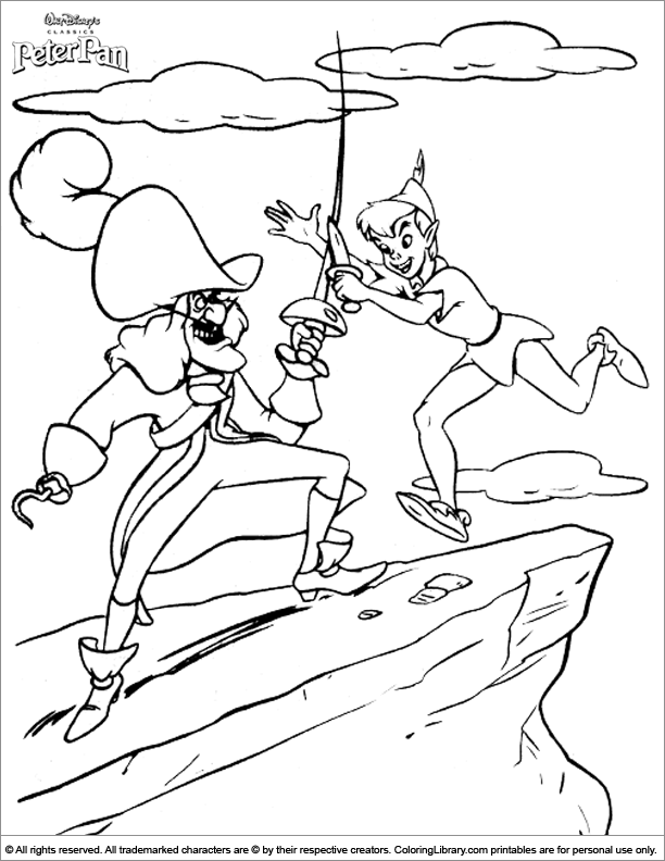 Peter Pan Coloring Pages Online 2025 