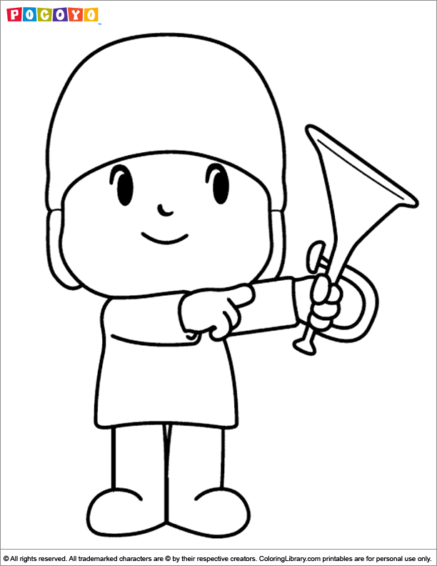  coloring page for children