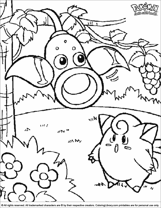 Download Pokemon Free Online Coloring Page Coloring Library