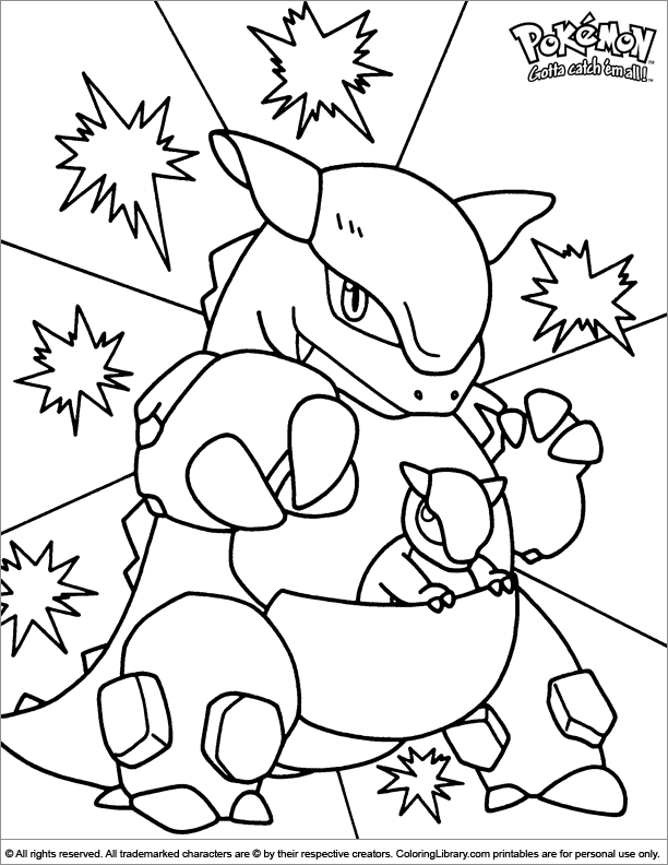  coloring page for kids