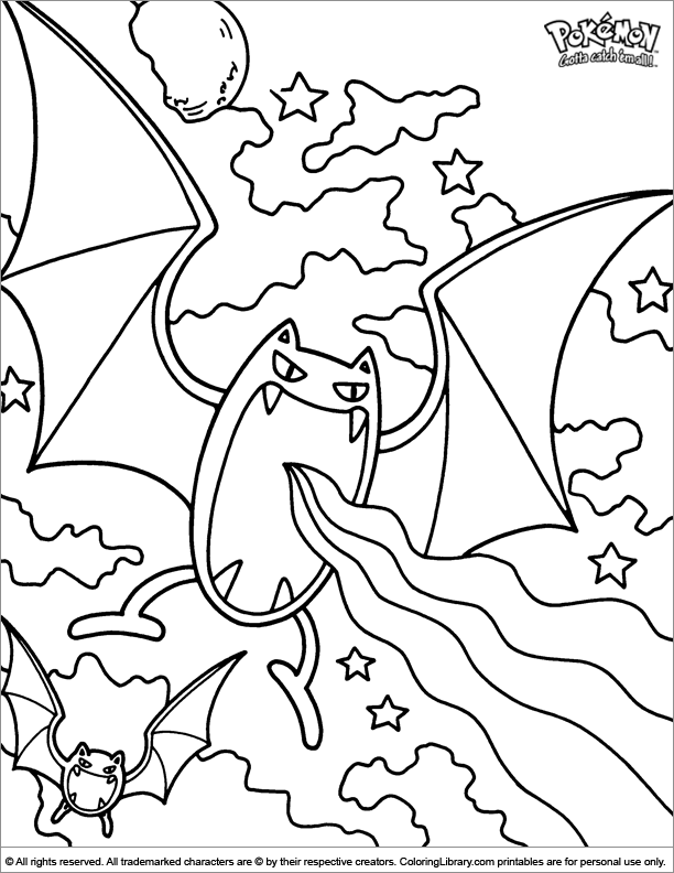  coloring book page for kids