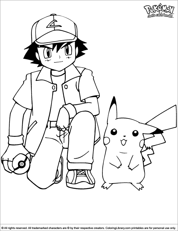 Featured image of post Pokemon Colouring Pages For Kids