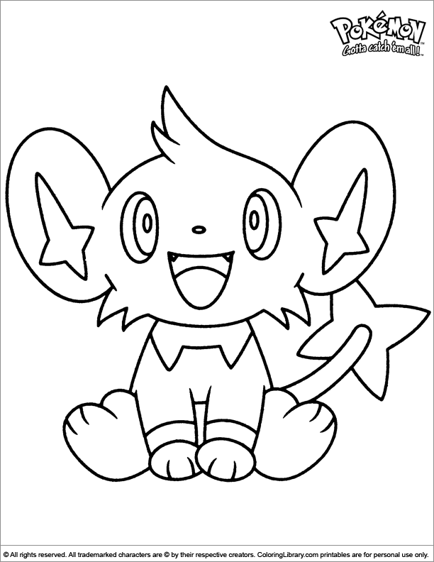  coloring page for kids to print