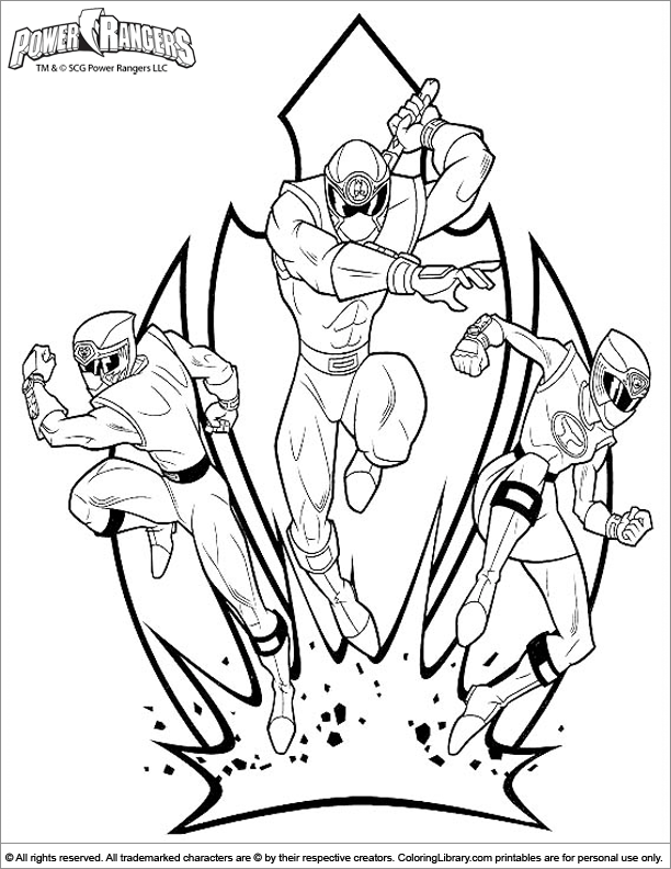 power rangers free printable coloring page  coloring library