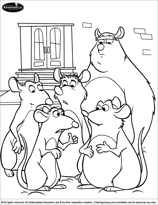  coloring book page