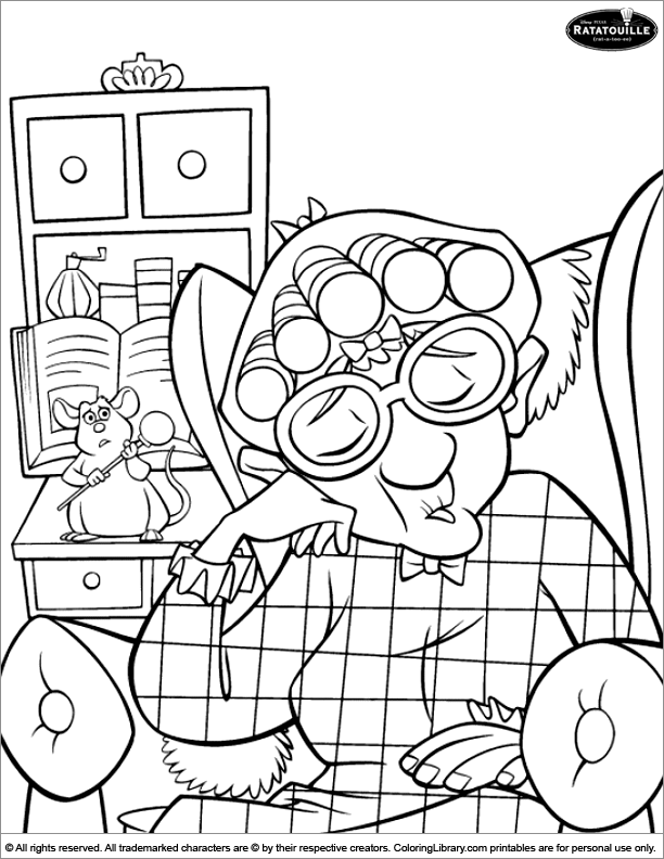  free coloring book page