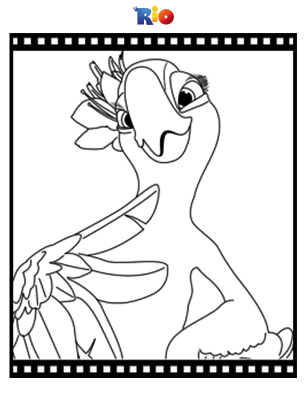 Rio coloring pictures for kids