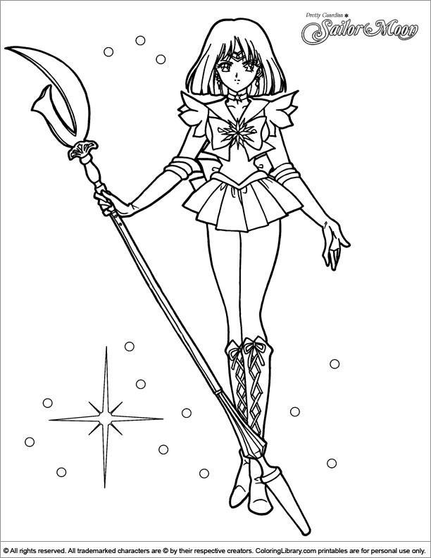  coloring page for children