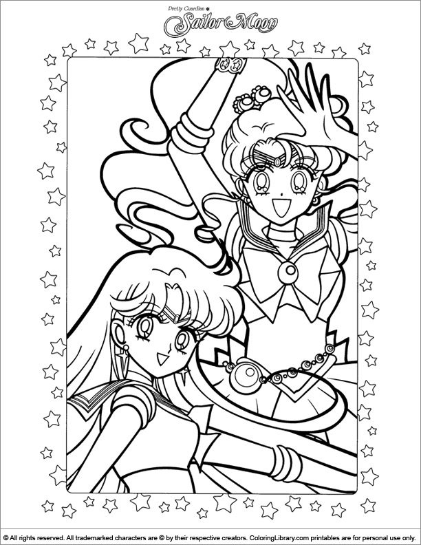  coloring book page for kids