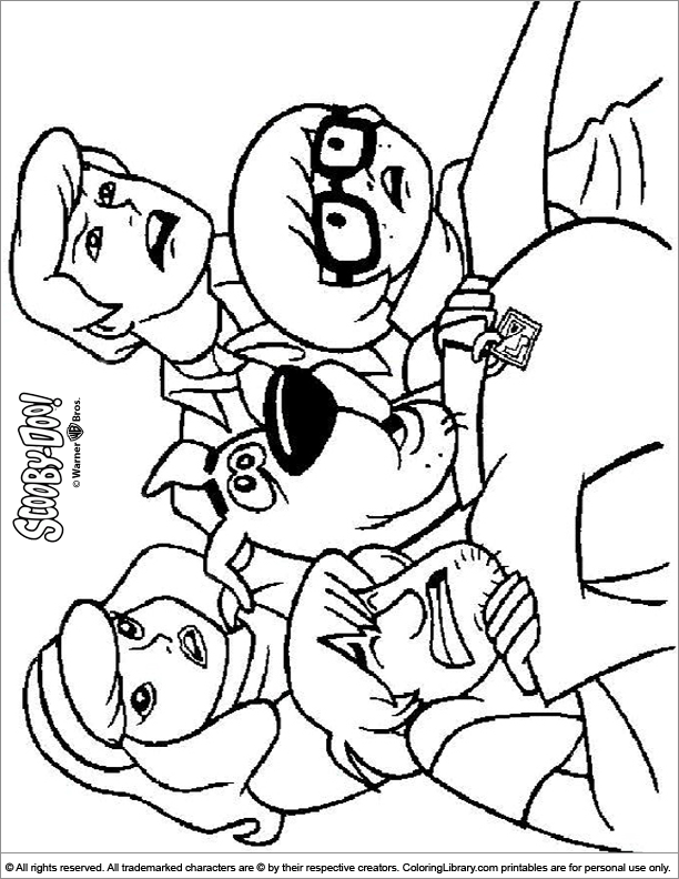 Scooby Doo coloring image