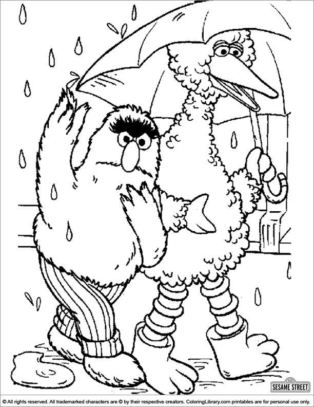  coloring page for kids to print