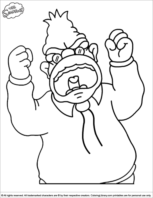  coloring page to color for free