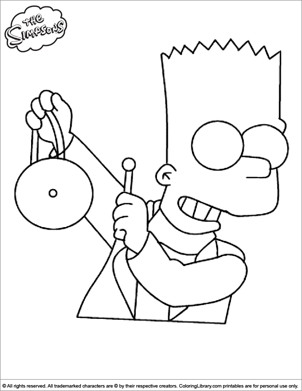  free coloring page for children