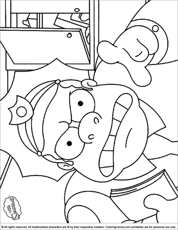  free coloring book page