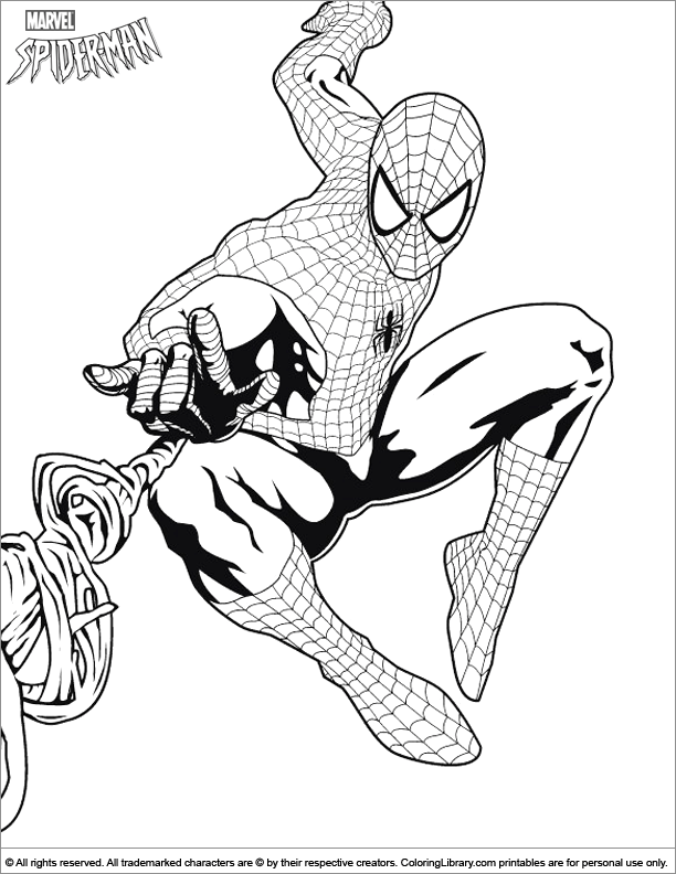 Amazing Spider Man coloring page - Coloring Library