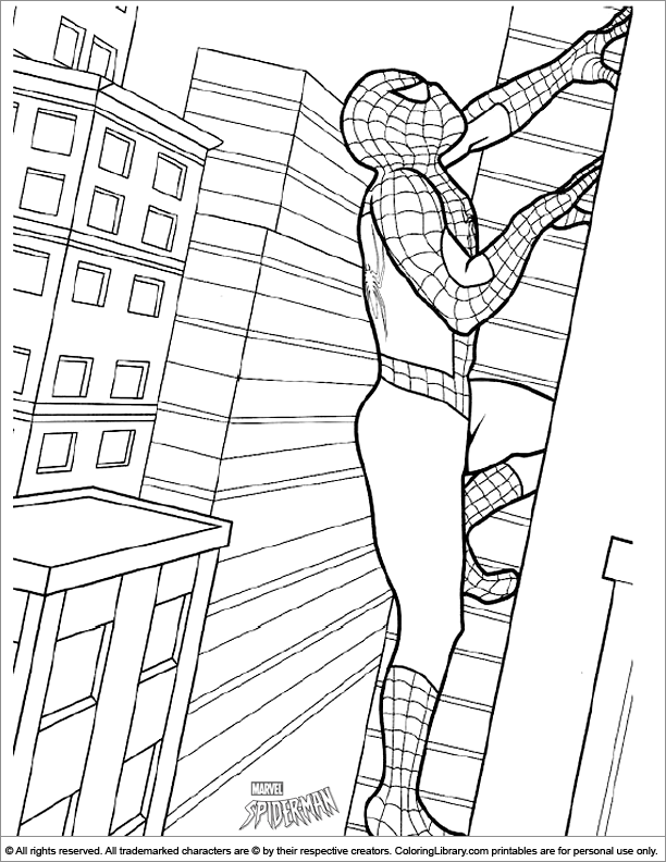 550 Childrens Coloring Pages Spiderman  Free