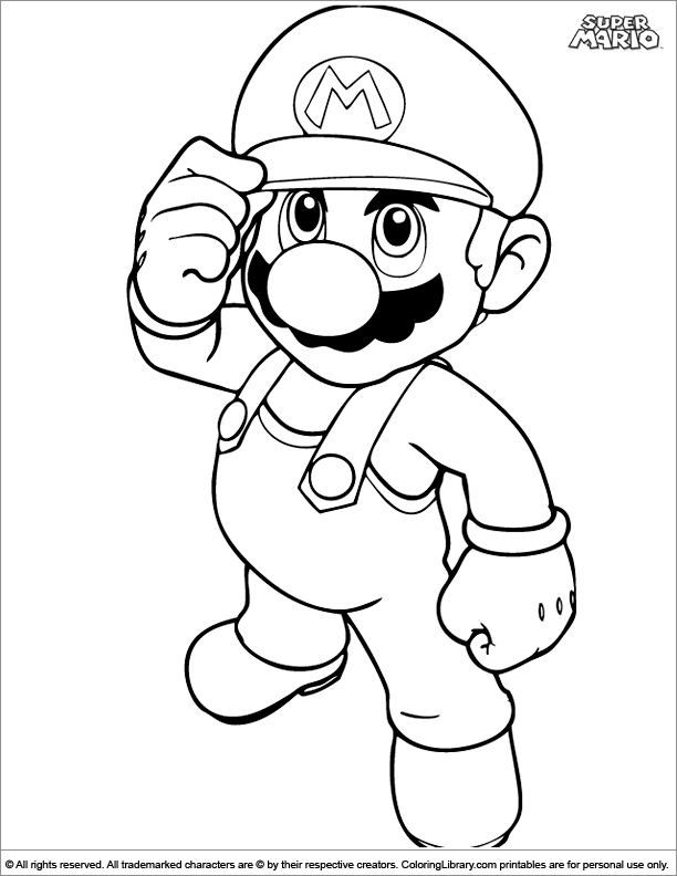  coloring page for kids