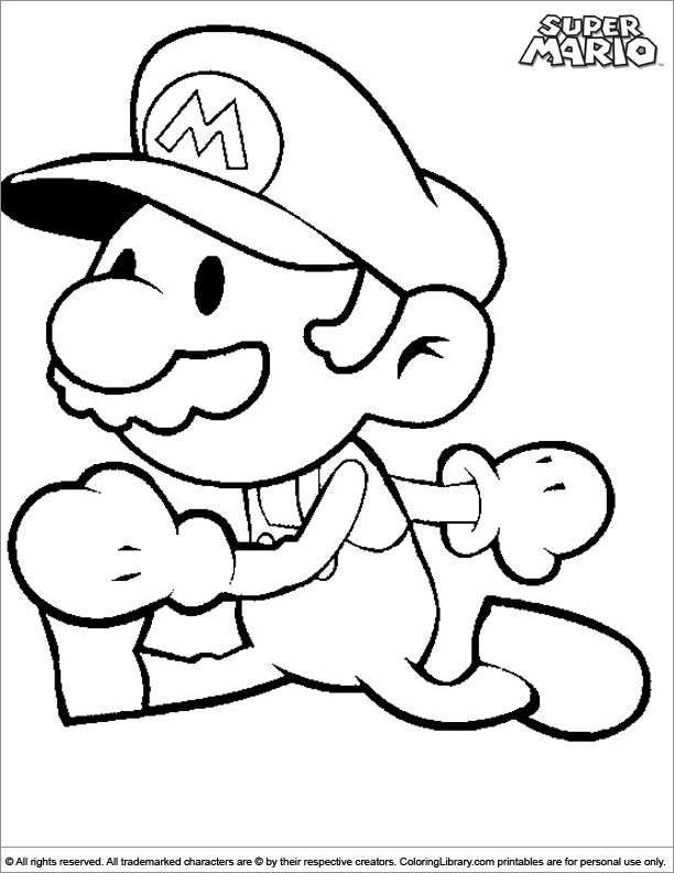  coloring book page