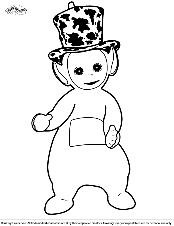 Teletubbies colouring book