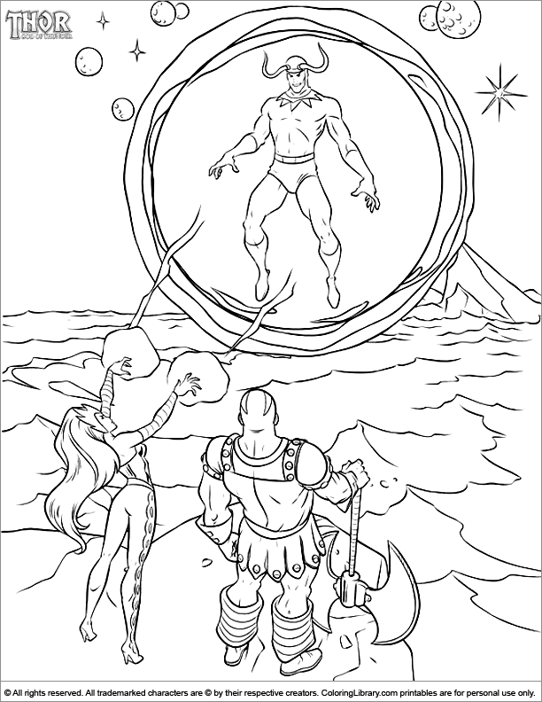  coloring book page for kids