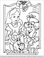 Alice in Wonderland coloring