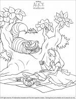 Alice in Wonderland coloring