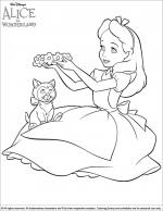 Alice in Wonderland coloring