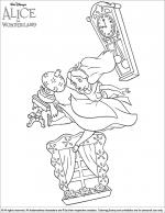 Alice in Wonderland coloring