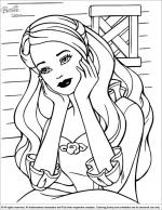 Barbie coloring