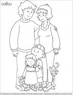 Caillou coloring