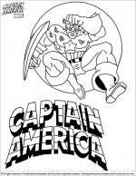 Captain America coloring