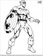 Captain America coloring