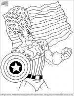 Captain America coloring