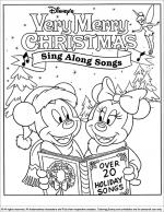 Christmas Disney coloring