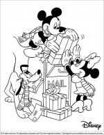 Christmas Disney coloring