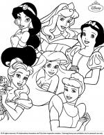 Disney Princesses coloring