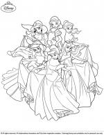 Disney Princesses coloring