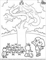 Dora the Explorer coloring