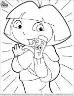 Dora the Explorer coloring