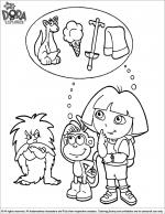 Dora the Explorer coloring