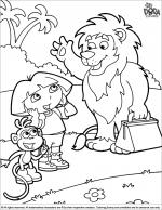 Dora the Explorer coloring